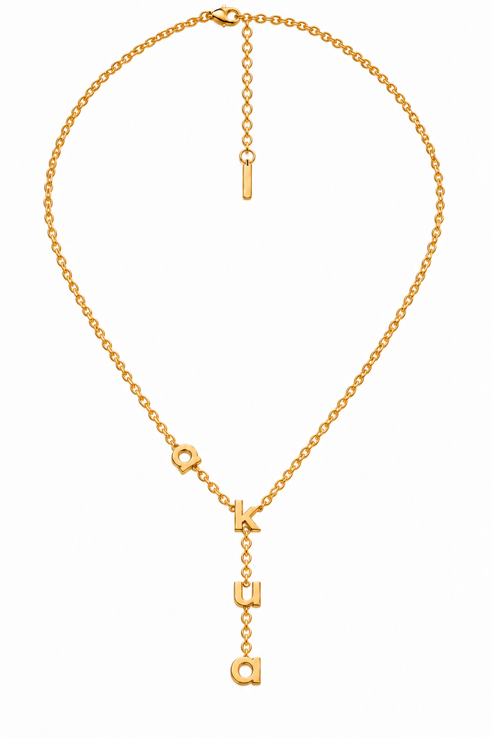 Akua necklace with clasp and extender chain