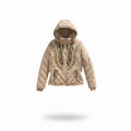 Harmattan Puffer Jacket (Multi on Ivory)