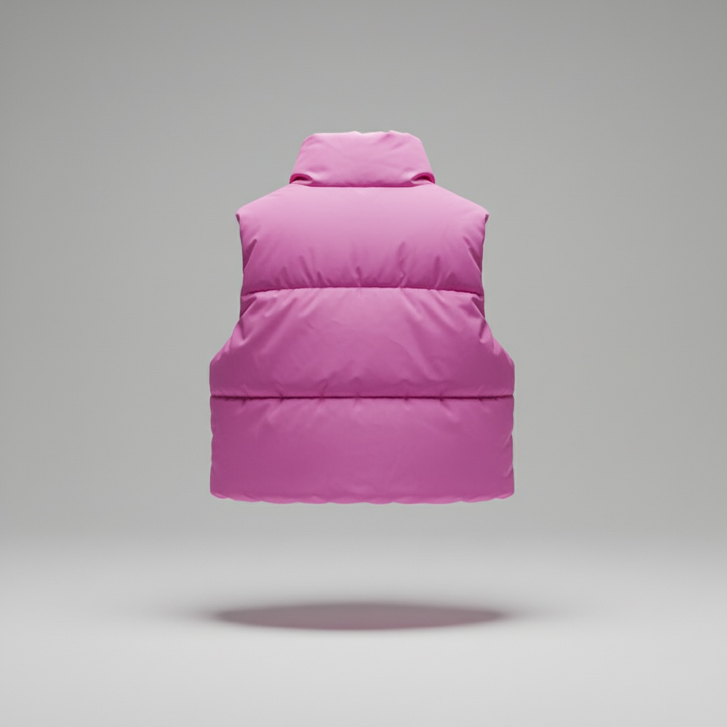 Harmattan Puffer Vest - Multi on Pink