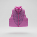 Harmattan Puffer Vest - Multi on Pink