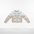 Harmattan Puffer Jacket - Blue on White